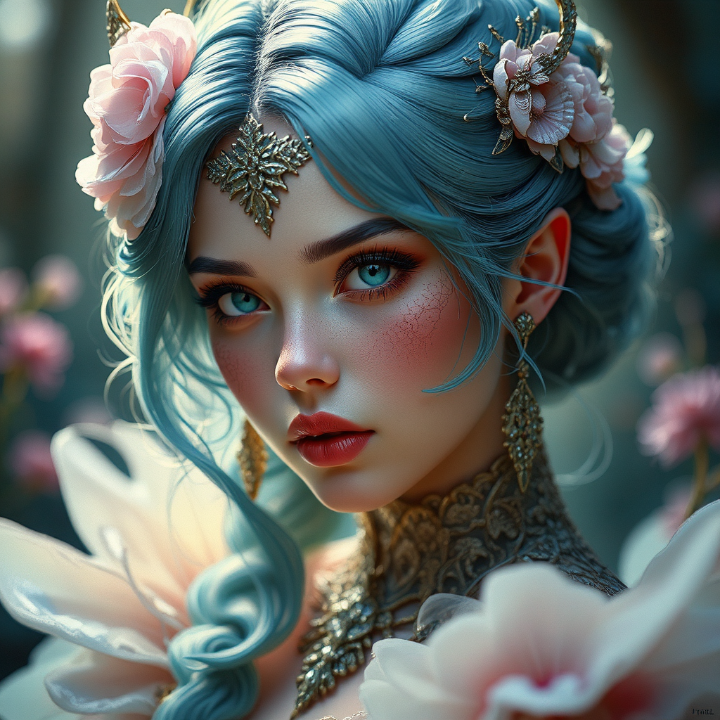 Elegant fantasy car in