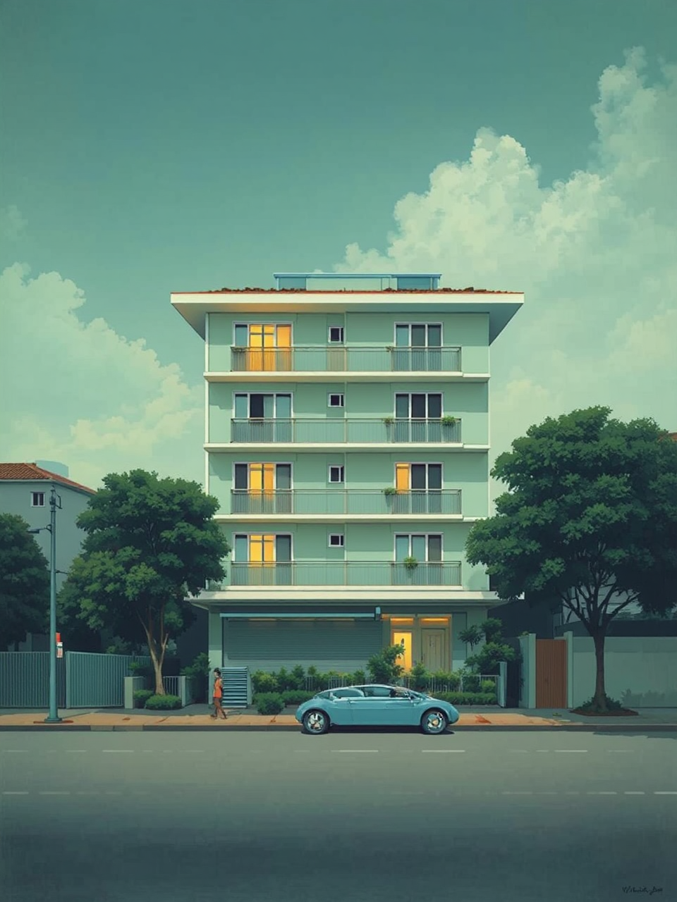 Singaporean HDB apartment inspired