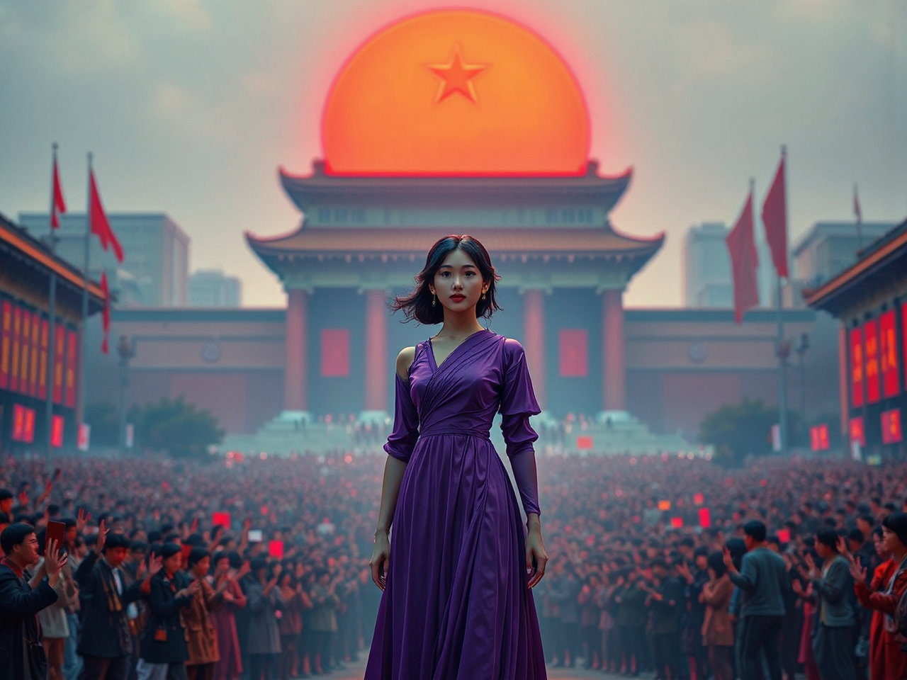 Asian woman hailed in