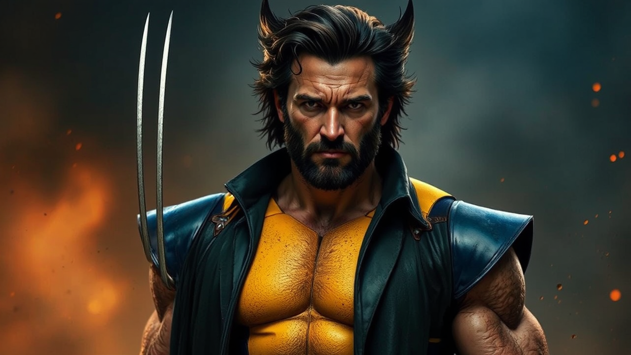 Actor playing Wolverine character