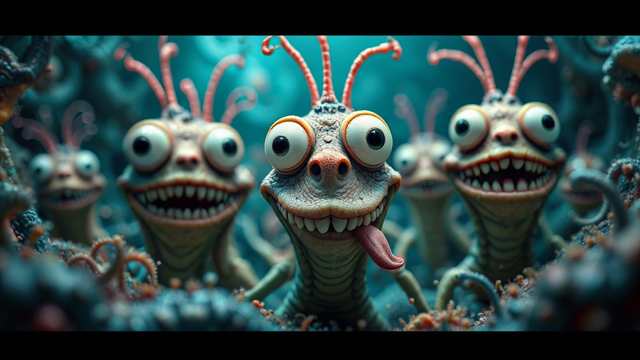 Deep sea creature with